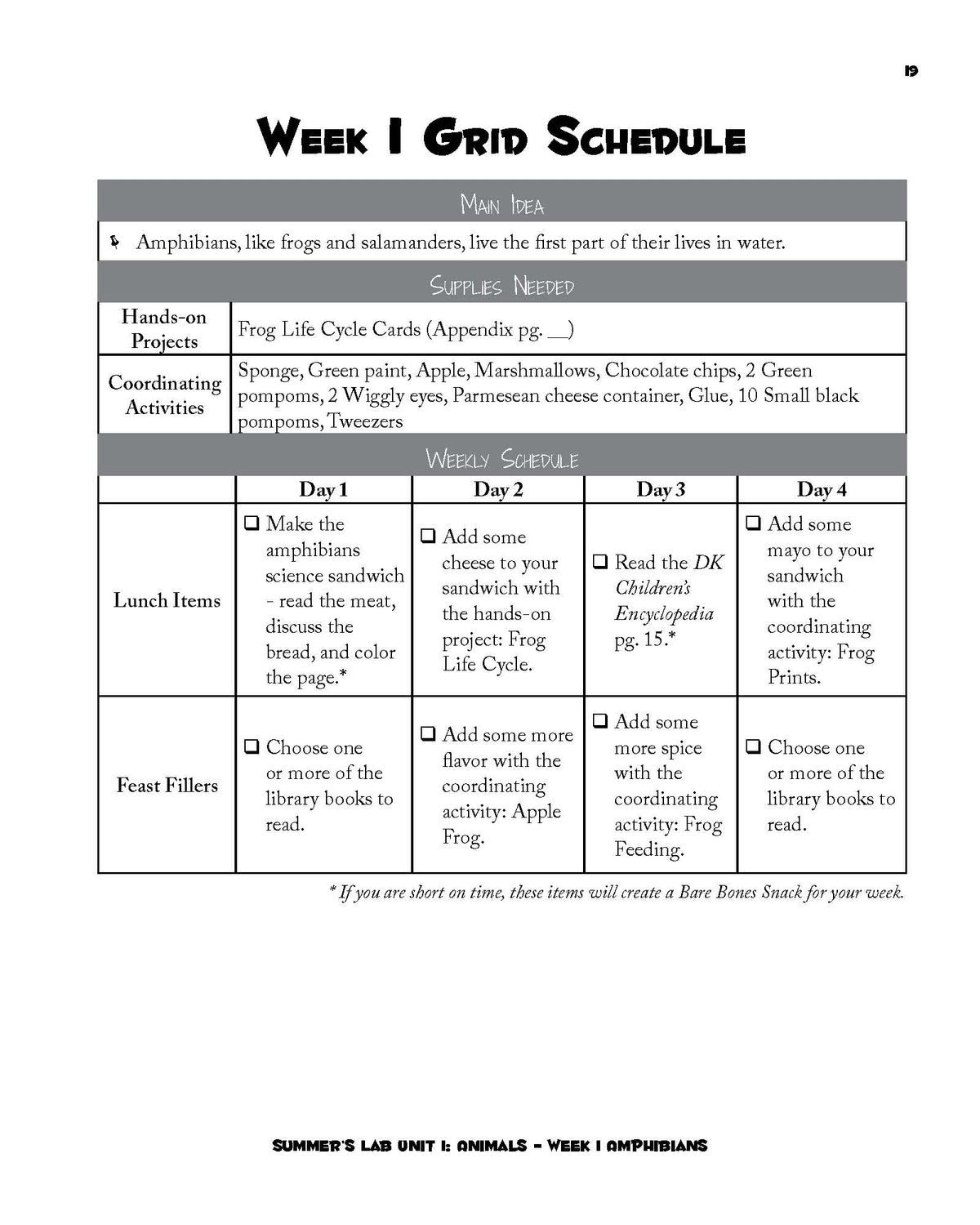 Summer's Lab Teacher Guide | Elemental Science