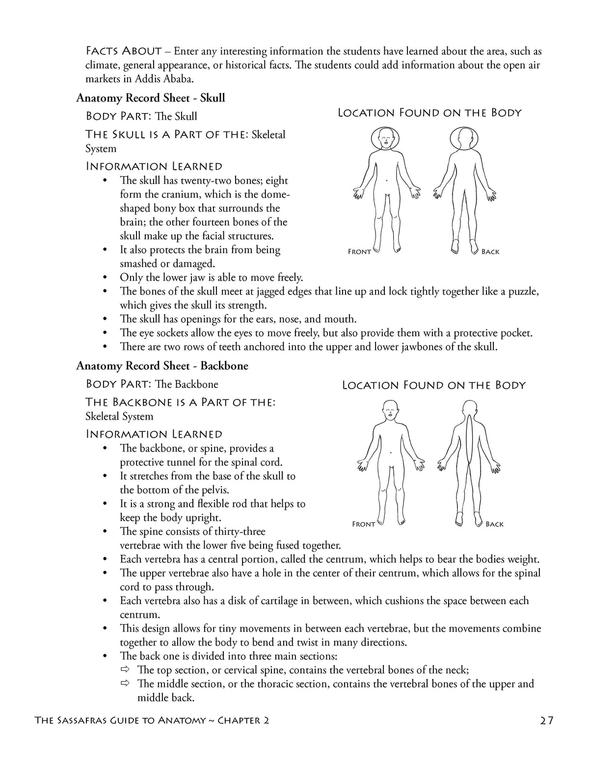 The Sassafras Guide to Anatomy | Elemental Science