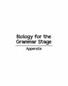 Biology For The Grammar Stage Appendix Templates