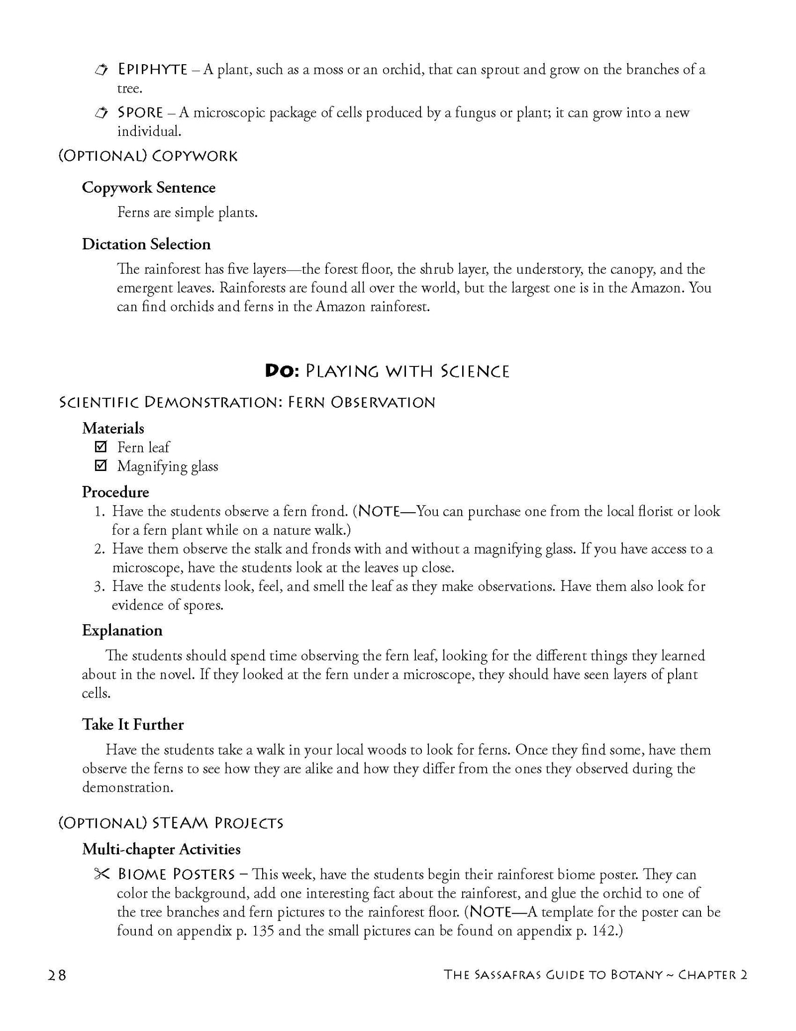 The Sassafras Science Adventures Volume 3: Botany Printed Combo | Elemental Science
