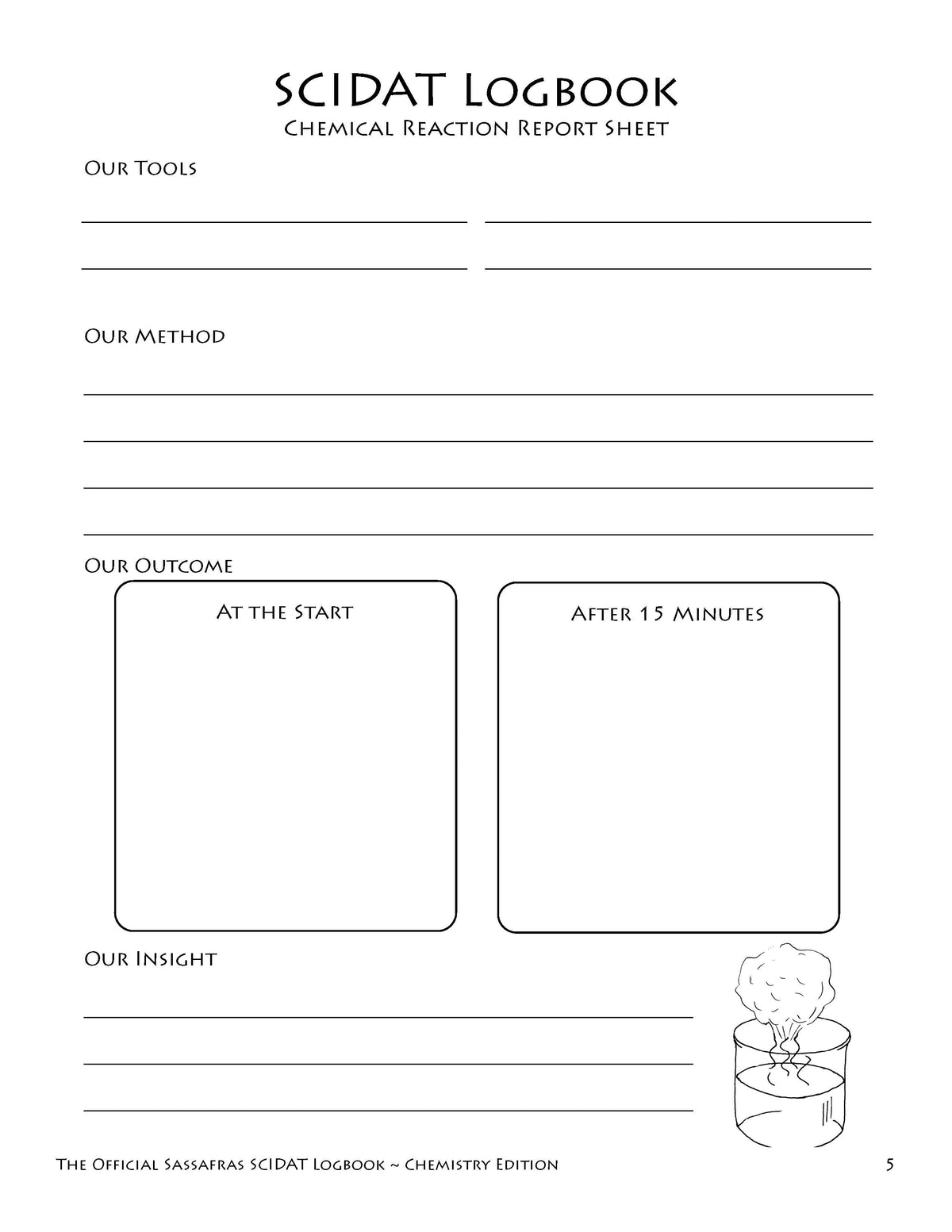 The Official Sassafras SCIDAT Logbook: Chemistry Edition | Elemental Science