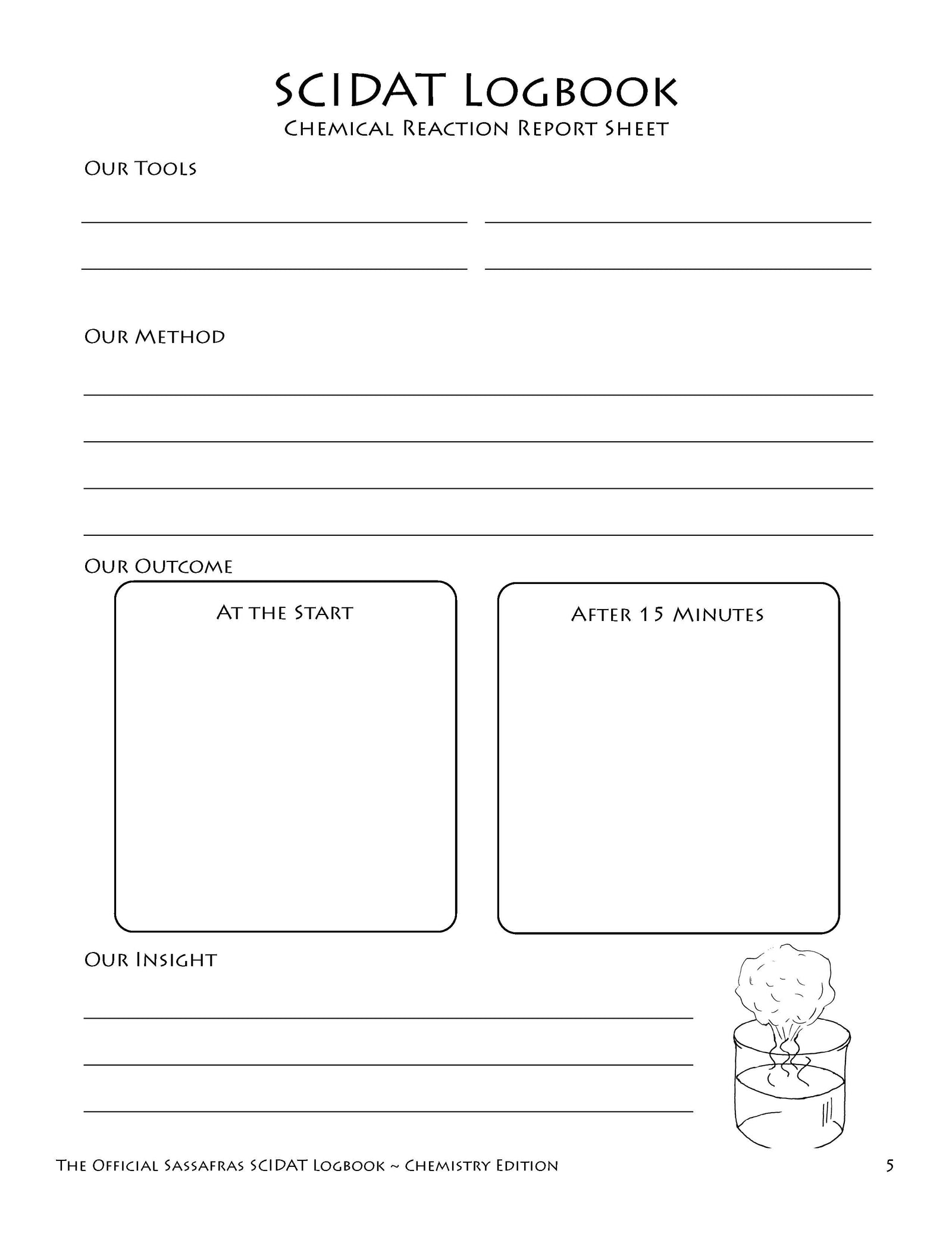 The Official Sassafras SCIDAT Logbook: Chemistry Edition | Elemental Science