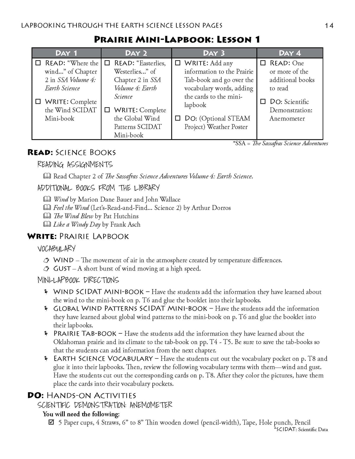 Lapbooking through Earth Science with the Sassafras Twins