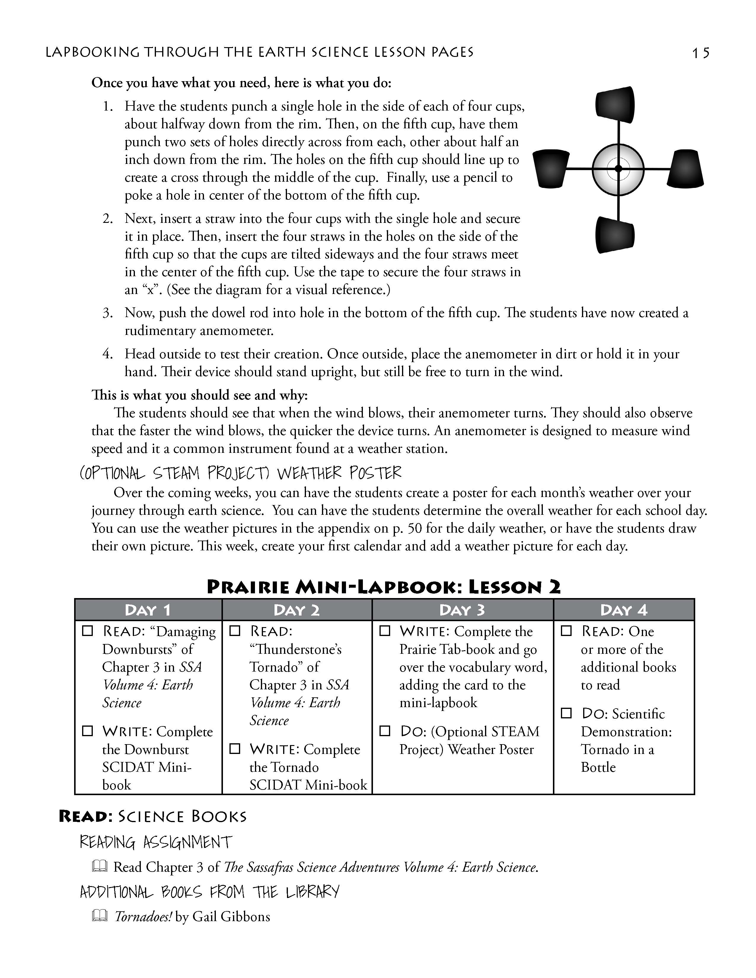 Sassafras Twins' Earth Science Lapbook | Elemental Science