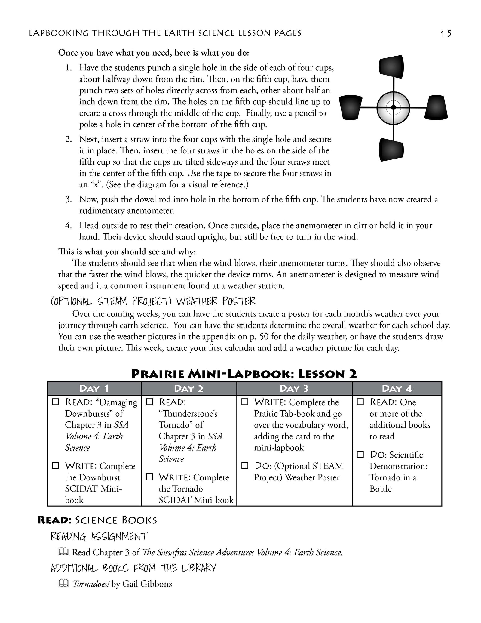 Lapbooking through Earth Science with the Sassafras Twins