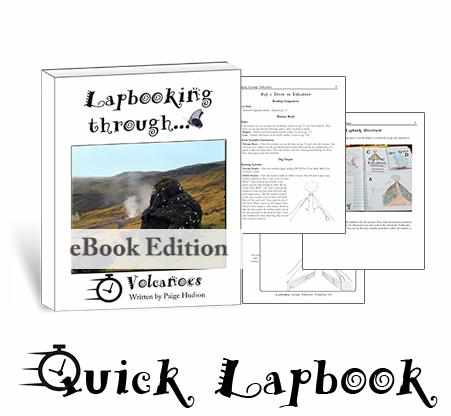 Lapbooks - Lapbooking Through Volcanoes {Quick Lapbook From Elemental Science}