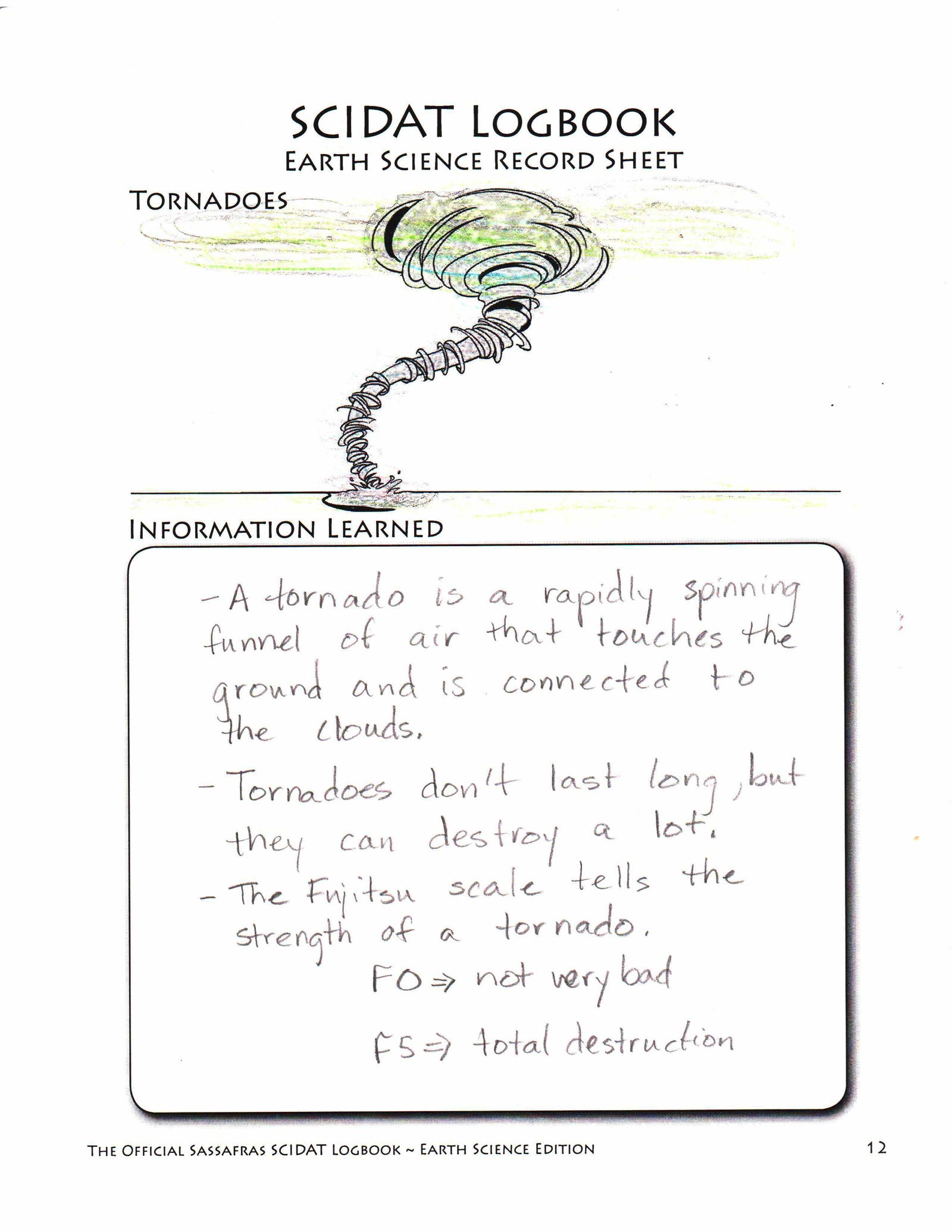 The Official Sassafras SCIDAT Logbook: Earth Science Edition | Elemental Science