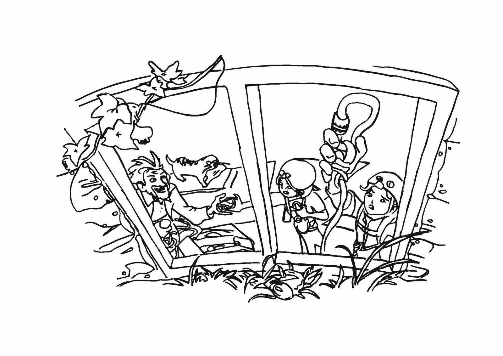 Sassafras Science Zoology Coloring Pages by Elemental Science