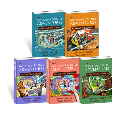 Our Products - All 5 Sassafras Science Novels
