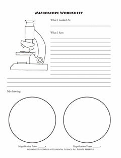 Free Microscope Notebooking Printables From Elemental Science Elementalscience Com