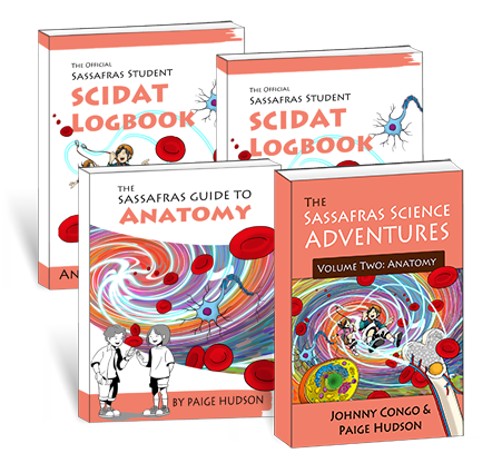 The Sassafras Science Adventures Volume 2: Anatomy Printed Combo | Elemental Science