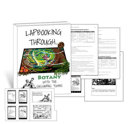 Lapbooking through Botany with the Sassafras Twins