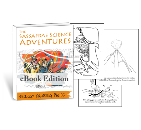 Sassafras Science Geology Coloring Pages by Elemental Science