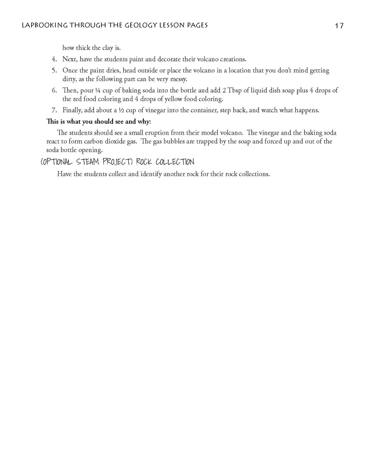 Lapbooking through Geology with the Sassafras Twins