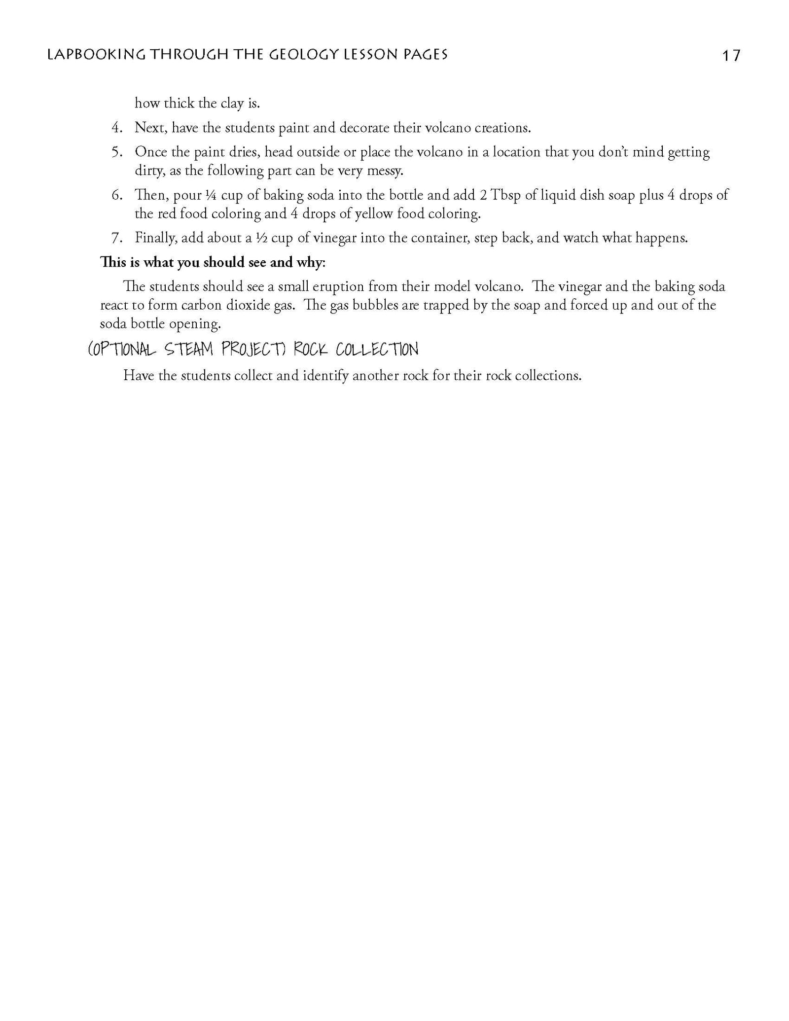 Lapbooking through Geology with the Sassafras Twins