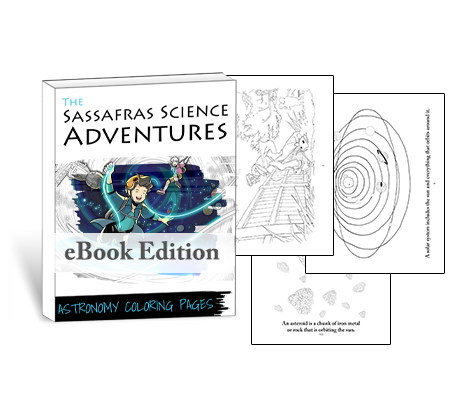 Sassafras Science Anatomy Coloring Pages by Elemental Science