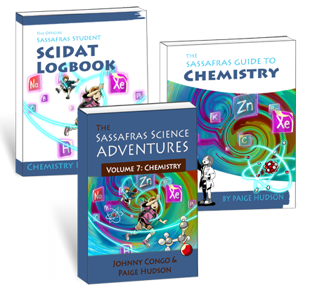 The Sassafras Science Adventures Volume 7: Chemistry Printed Combo | Elemental Science