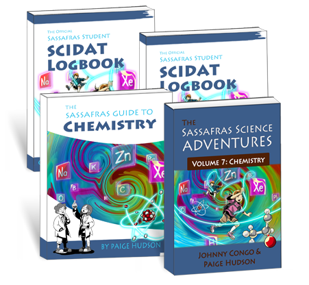 The Sassafras Science Adventures Volume 7: Chemistry Printed Combo | Elemental Science