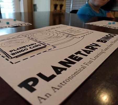 Astronomy Game - Planetary Bingo {FREE eBook}